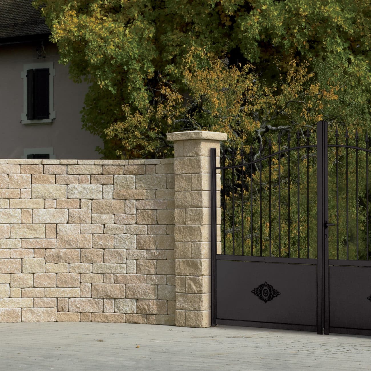 Mur Murapierre Vieilli